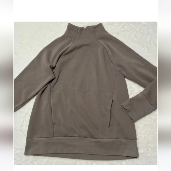 Fabletics Sweaters | Fabletics Turtleneck Tunic Sweater |colors:tan, pink, black - Picture 2 of 8